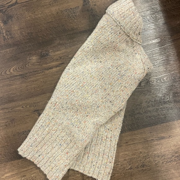 J Crew Mock Turtleneck Wool Sweater in Confetti - Picture 5 of 7